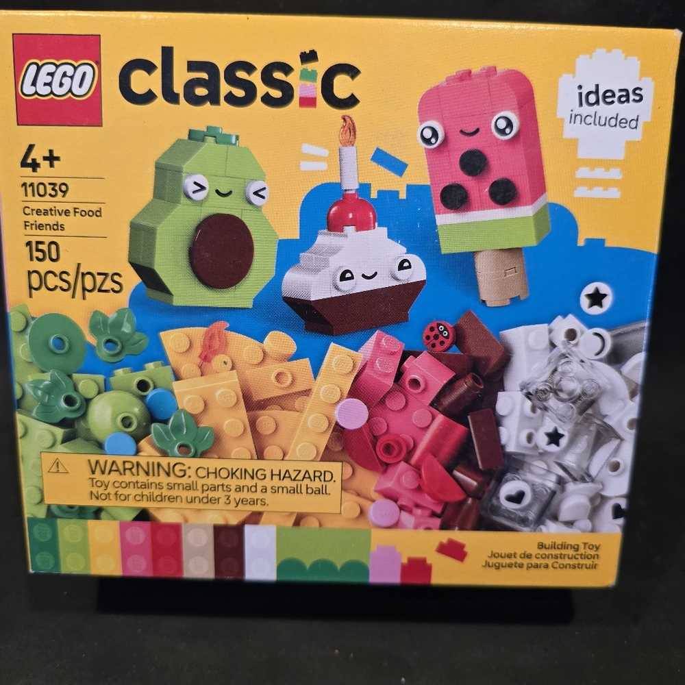 LEGO Classic Creative Food Friends Building Set - Pink & Green